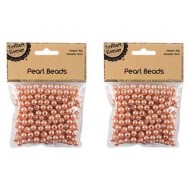 50G 8MM ROSE GOLD PEARL BEADS [144/12]