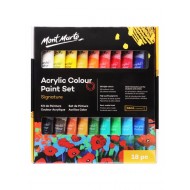 MM Acrylic Colour Paint Set 18pc x 36ml