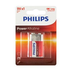 Philips Battery / Alkaline 9V (Single Pack)
