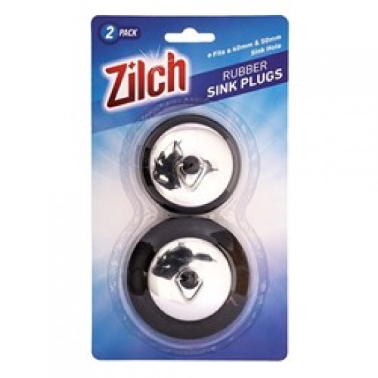 Sink and Bath Plug 2Pk 40mm and 50mm