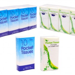 Pocket Tissues (Mega Value Bulk Pack) 3PLY-8PK