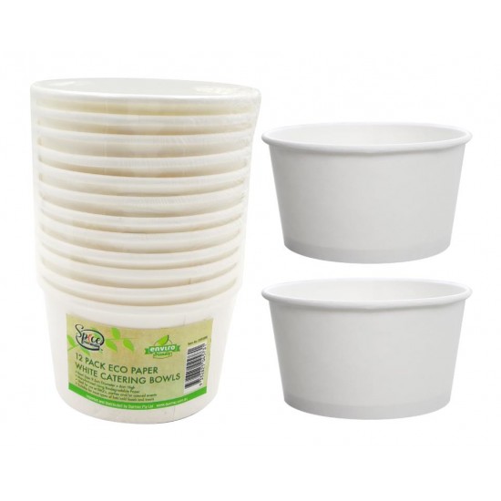 White Paper Catering/Paper Cups-8PK