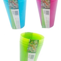4PK Re-usable Plastic Cups