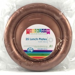 PLATE LUNCH ROSEGOLD 180mm P25