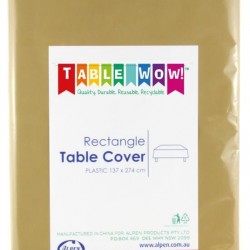 T/COVER RECT GOLD P1